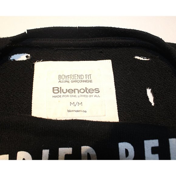 Bluenotes Black Boyfriend Fit Crewneck - Picture 4 of 4